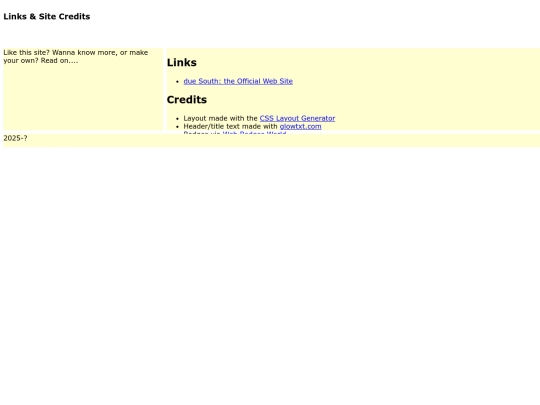 links screenshot