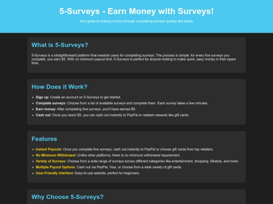 5-surveys screenshot