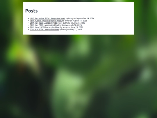 liverponies/archive screenshot