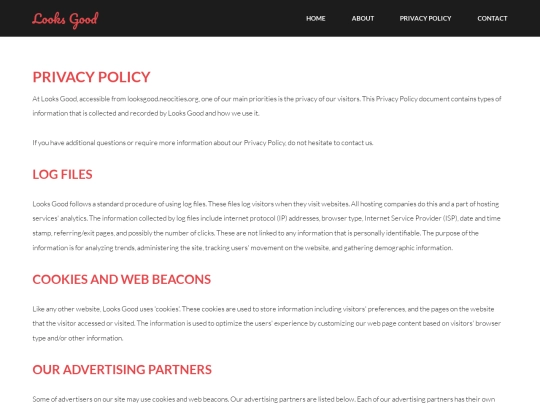 privacy screenshot