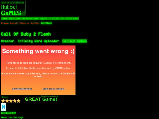 UserID/HalibutGames/Games/cod2 screenshot