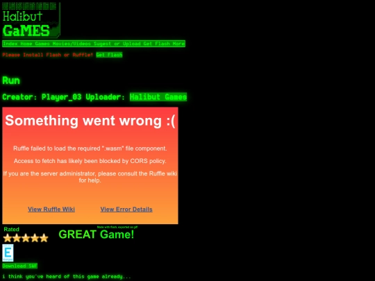 UserID/HalibutGames/Games/run screenshot