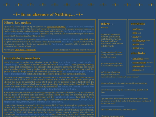 blog/front screenshot