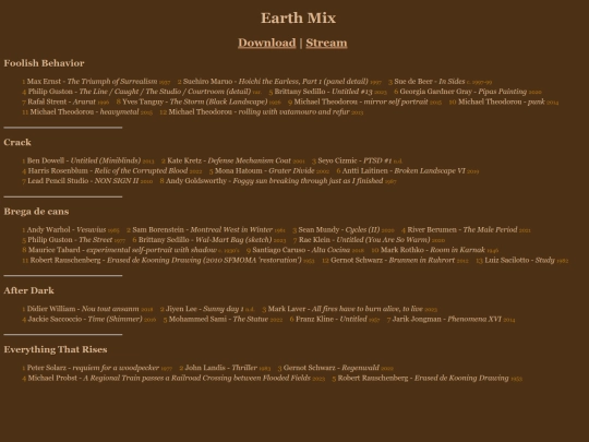 music/2023/Earth screenshot