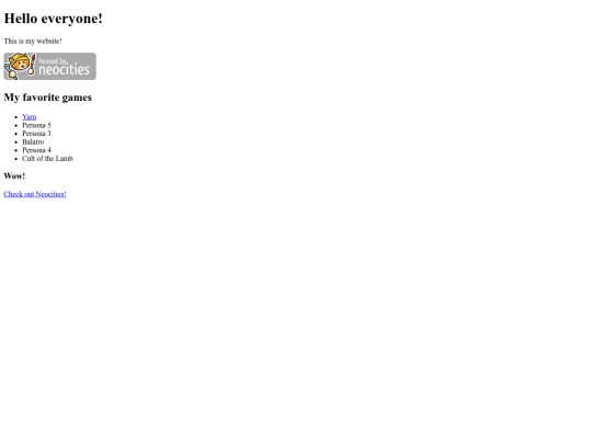index screenshot