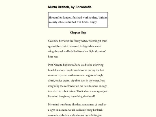 Stories/Murta Branch screenshot