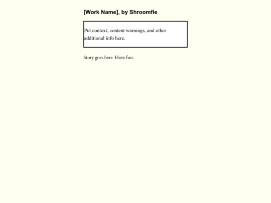 Stories/littemplate screenshot