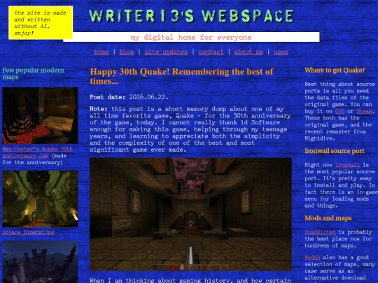 games/happy-30th-quake screenshot