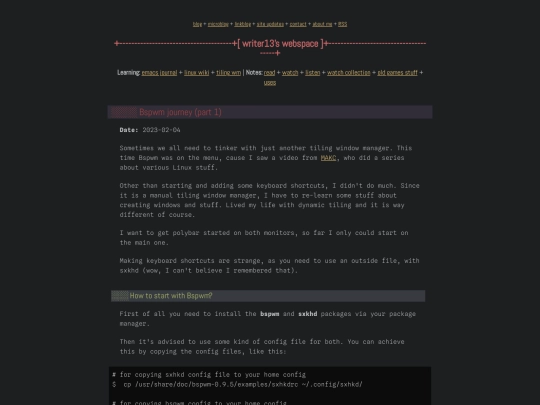 linux/bspwm-journey-part1 screenshot