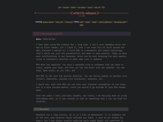 linux/newsboat-rss screenshot