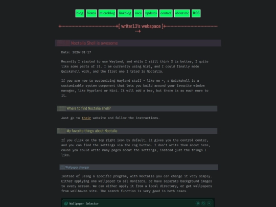 linux/noctalia-shell-is-awesome screenshot