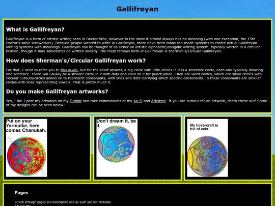 gallifreyan screenshot