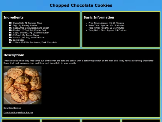 recipes/chopped-chocolate-cookies screenshot