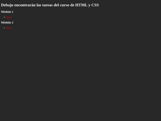 index screenshot