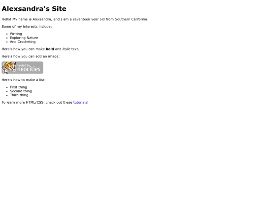 index screenshot