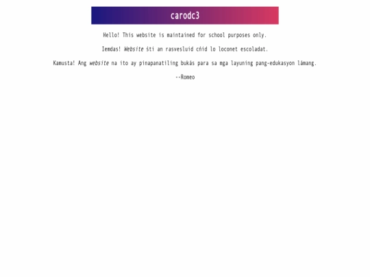 index screenshot