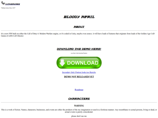 LutherWare.net_BloodyApril/Bloody April screenshot