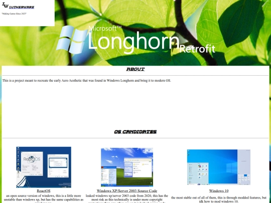 LutherWare.net_Longhorn/Longhorn screenshot