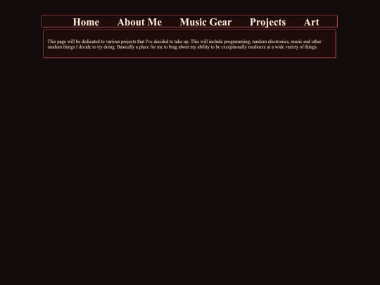 projects screenshot