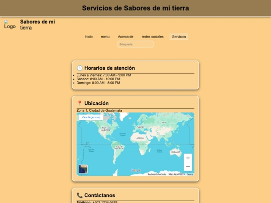 servicios screenshot