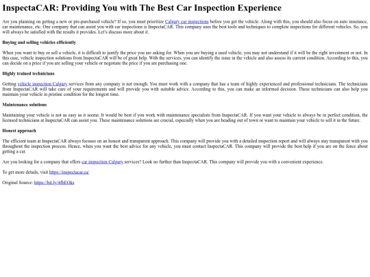 InspectaCARProvidingYouwithTheBestCarInspectionExperience screenshot