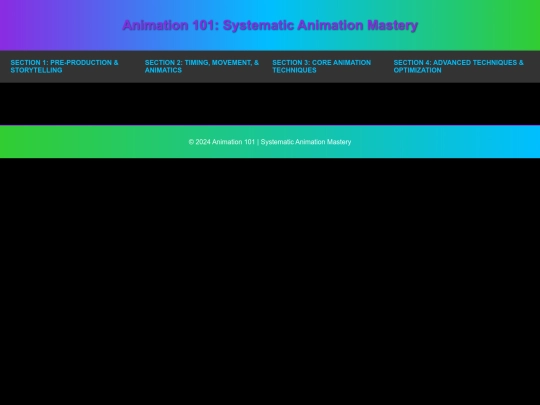 animation101 screenshot
