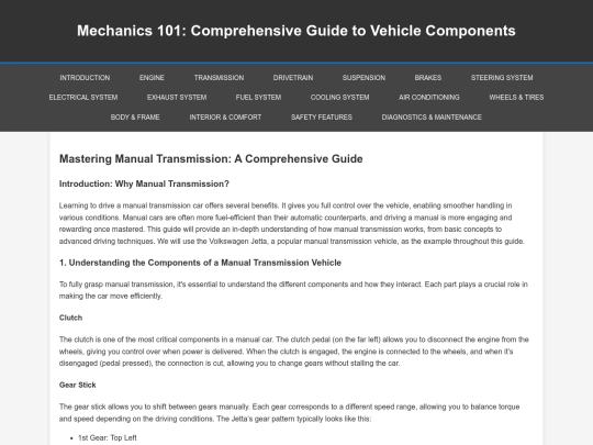 automotive_manualGear screenshot