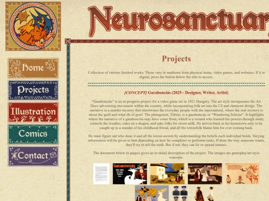 projects screenshot