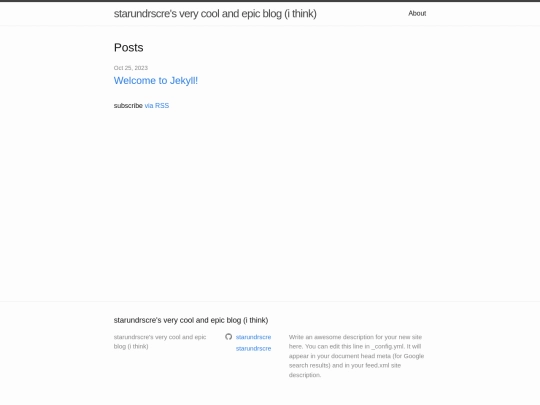 blog/about screenshot