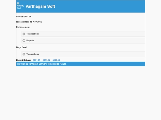 ReleaseNote300106 screenshot