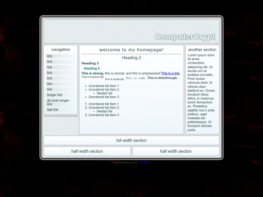 index screenshot