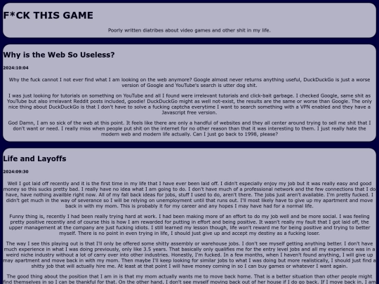 posts screenshot
