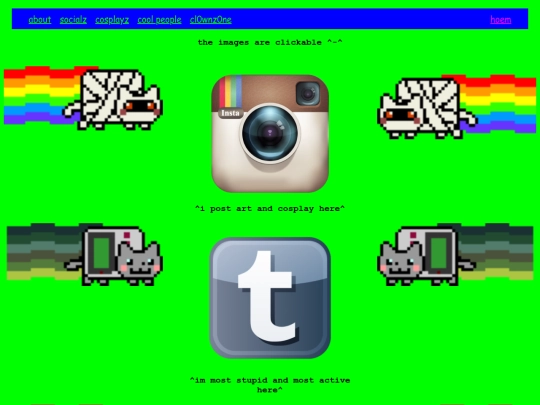 socials screenshot