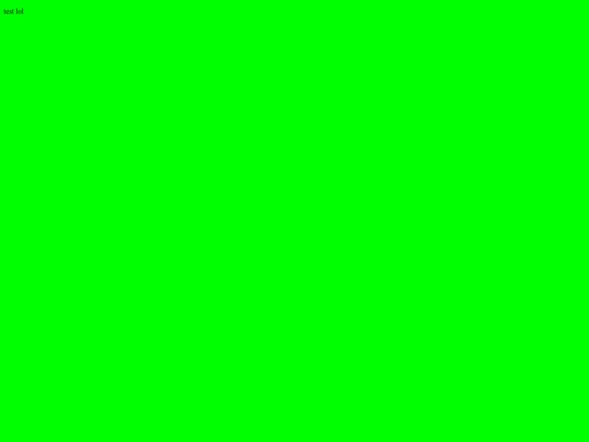 test screenshot