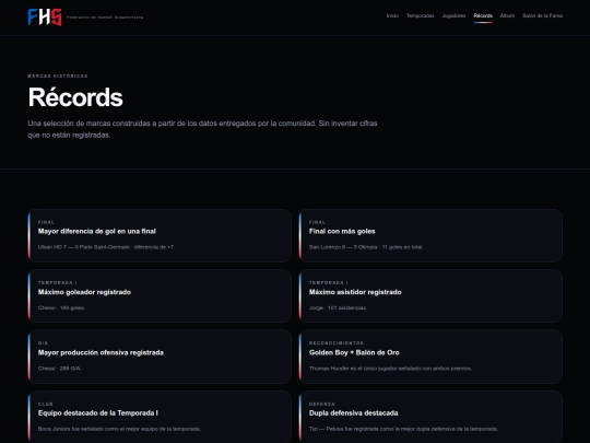 records screenshot