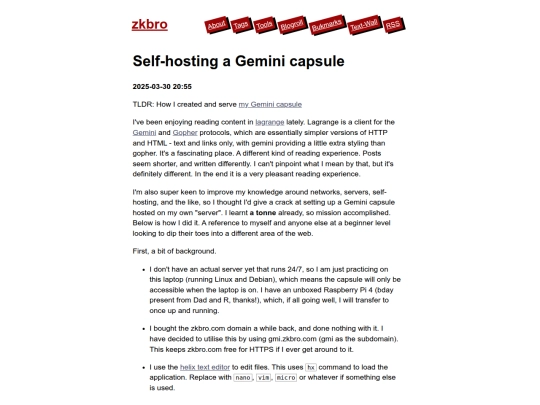 posts/self-hosting-a-gemini-capsule screenshot