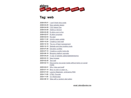 tags/web/page/1 screenshot