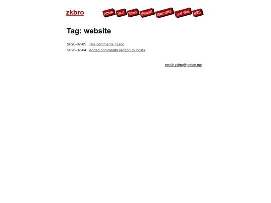 tags/website screenshot