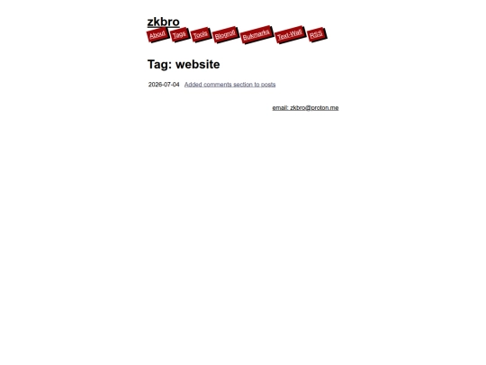 tags/website/page/1 screenshot