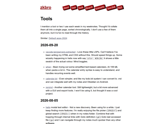 tools screenshot