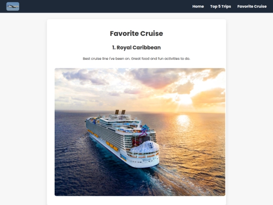 favoritecruise screenshot
