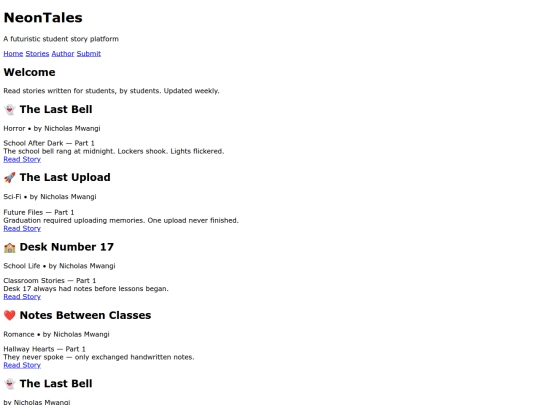 index screenshot