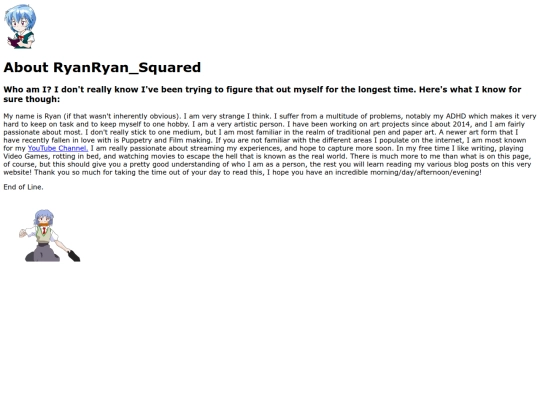 aboutme screenshot