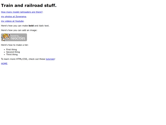 trains screenshot