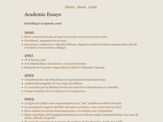 essays screenshot