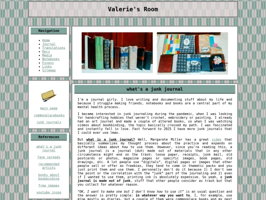 notebooks/junkjournals screenshot