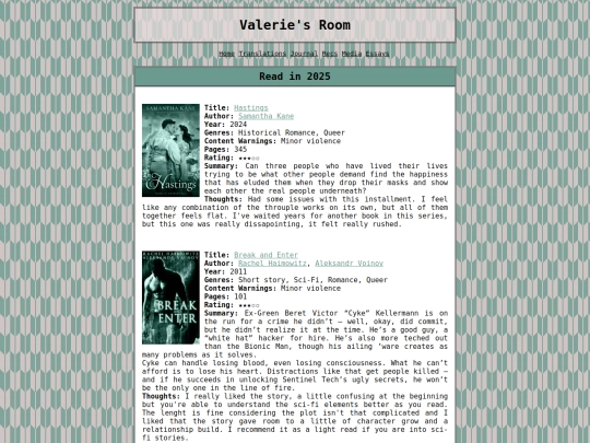 recs/books screenshot