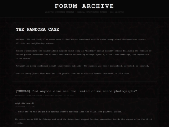 forumarchive screenshot