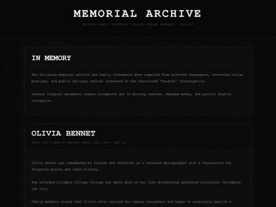 victimarchive screenshot