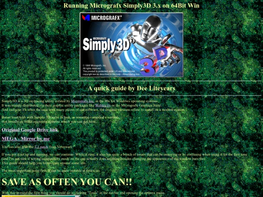 Simply3D/S3Dguide screenshot